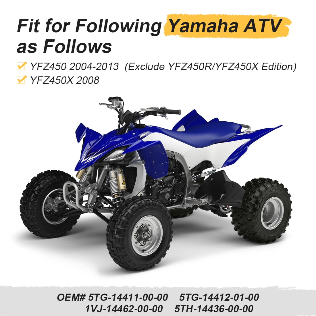 Air Filter Box Cleaner Case & Lid Cover Cap For Yamaha YFZ450 2004-2013 YFZ450X 2008