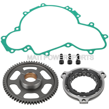 Starter One Way Clutch Idler Gear Gasket Kit For RZR 900 XP XP-4 6230467 1204184