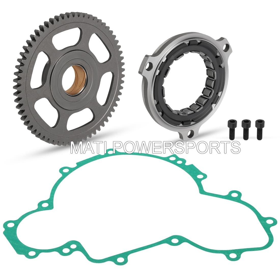 Starter One Way Clutch Idler Gear Gasket Kit For RZR 900 XP XP-4 6230467 1204184