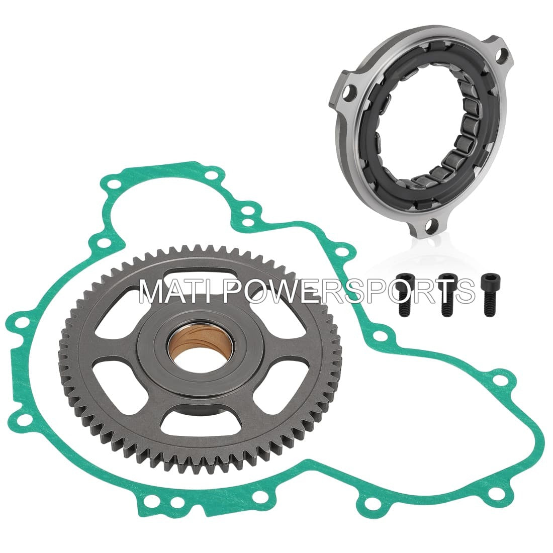 Starter One Way Clutch Idler Gear Gasket Kit For RZR 900 XP XP-4 6230467 1204184