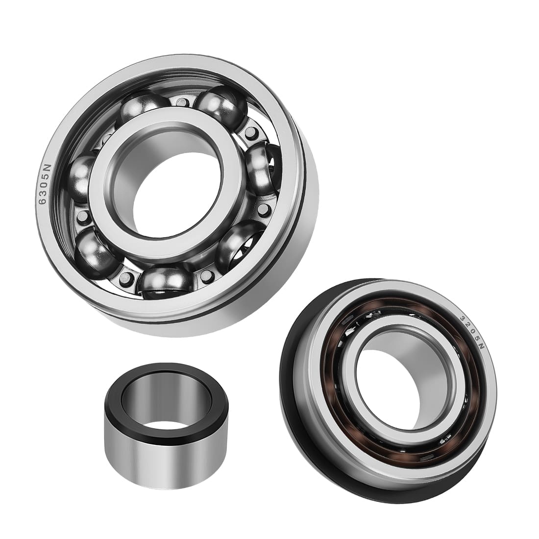 Transmission Bearings Kit With Circlip For Yamaha YFZ350 Banshee 350 1987-2006 93311-22027-00