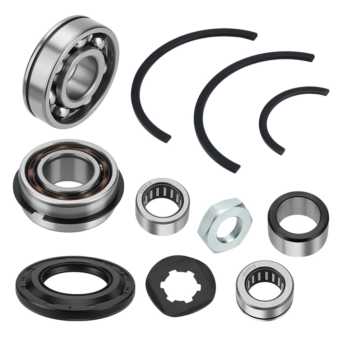 Transmission Bearings Kit With Circlip For Yamaha YFZ350 Banshee 350 1987-2006 93311-22027-00