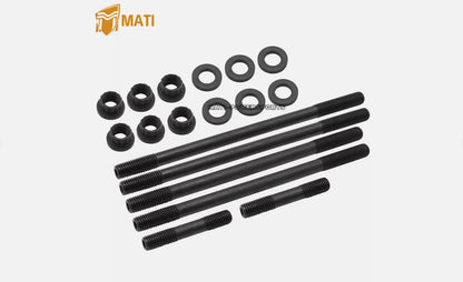 M MATI Heavy Duty Cylinder Head Studs Blots Kit For Yamaha Raptor 660R 700 2001-2023 80-82450