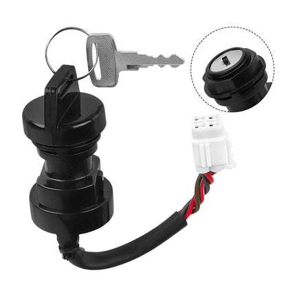 Ignition Key Switch for Yamaha YFZ450 Kodiak YFM400/450 Wolverine YFM450 Grizzly 450 2003-2014 Grizzly YFM400 2007-2008 5ND-82510-00-00