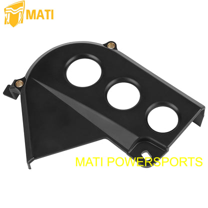 M MATI Front Sprocket Crankcase Cover Fit For Yamaha Warrior YFM350X Raptor YFM350R OEM:1UY-15421-00-00