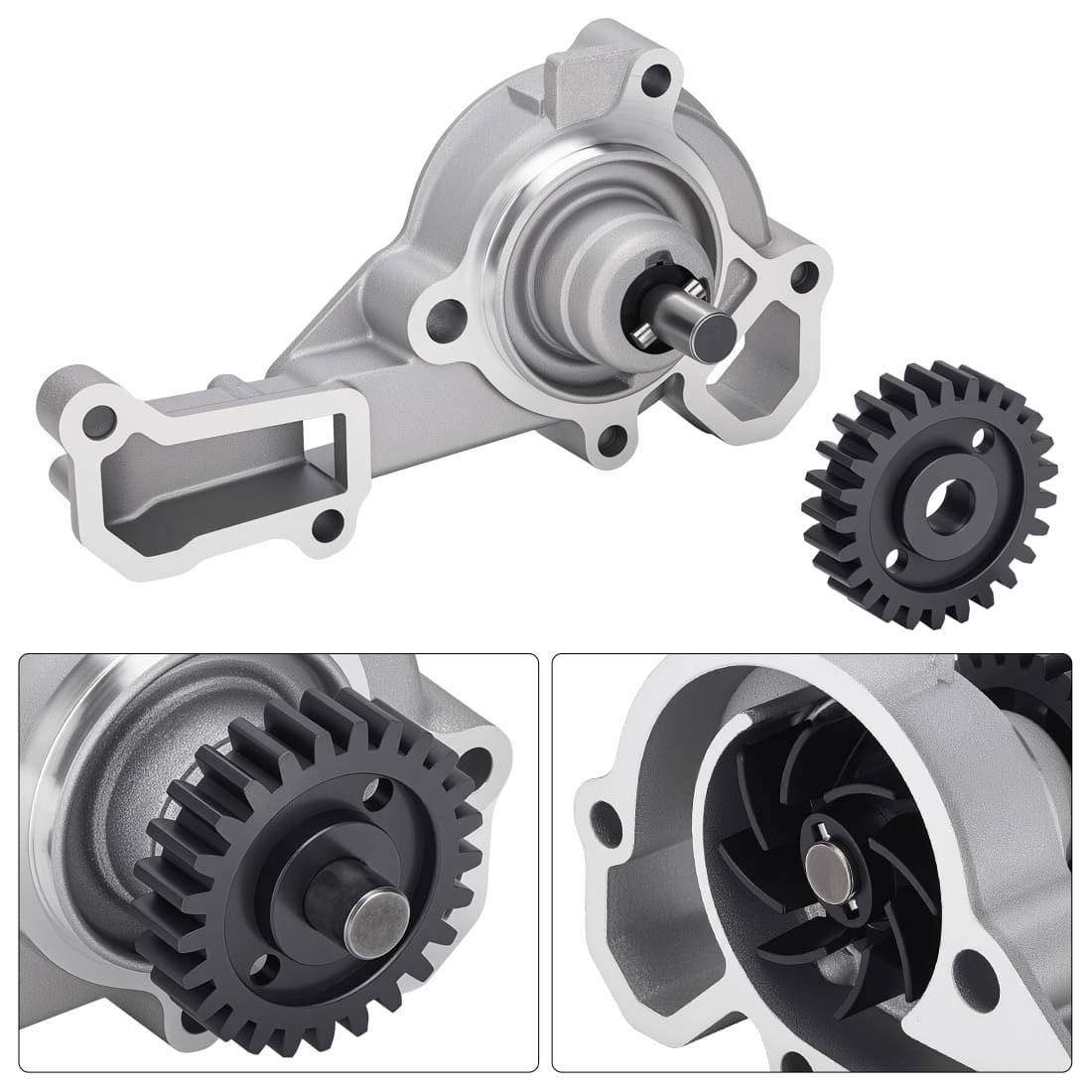 Water Pump With Gaskets For Kawasaki KAF620 1993-2024 49044-2066