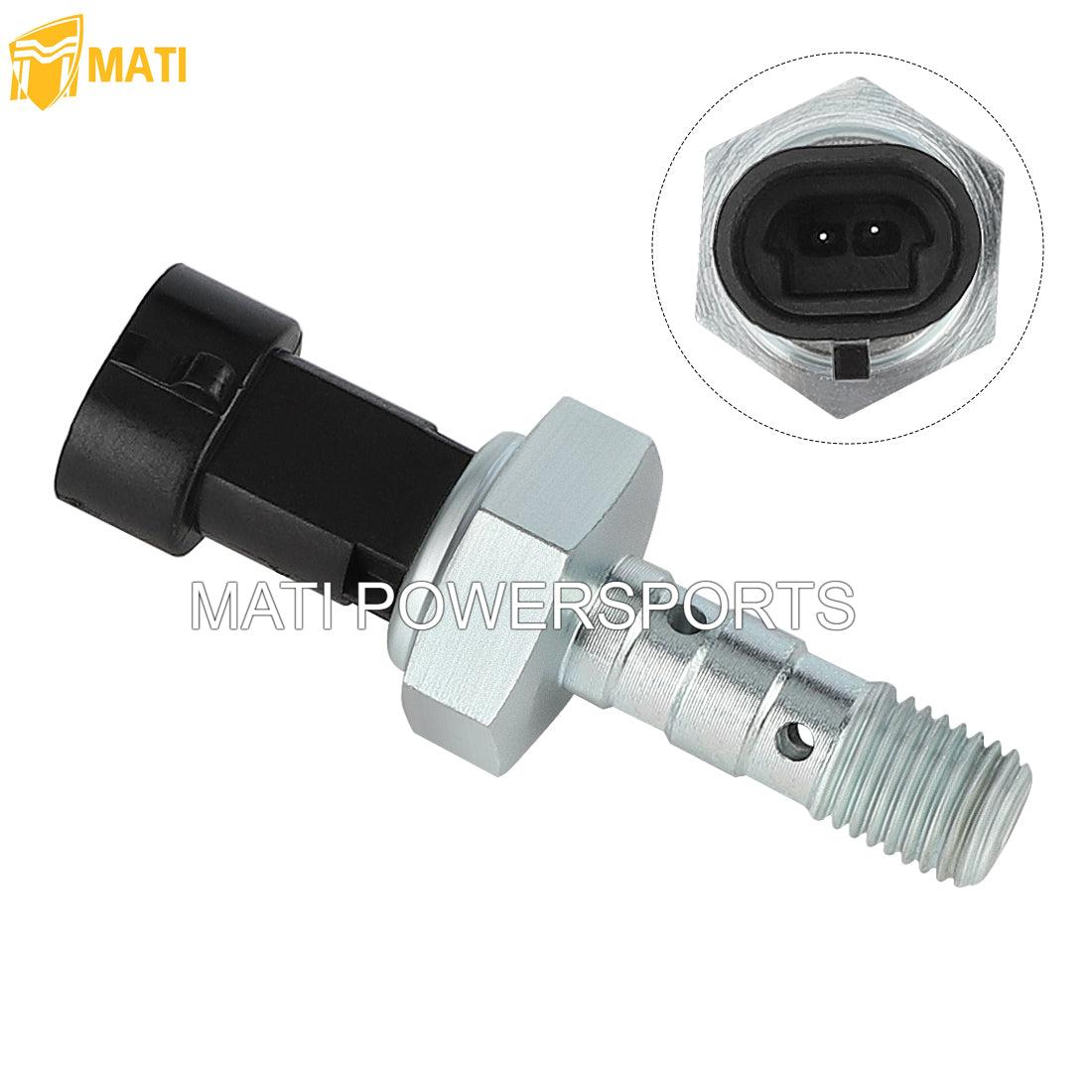 M10x1.25Brake Switch Stoplight Pressure Switch for Polaris ACE 150 900 Ranger 150 500 1000 570 Crew  ETX EV  RZR 1000 200 900 PRO  Turbo Sportsman 450 570 OEM:  4014262 4081117 791071