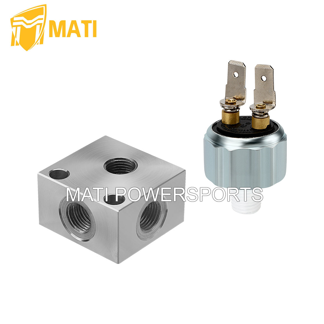 Brake Cross Fitting & Stoplight Pressure Switch for Polaris Ranger 425 500 700 TM 650 1998-2009 RZR 800 RZR 800 S  oem: 7052316 4110164 4012437