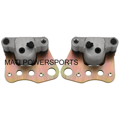 M MATI Front Brake Calipers & Hose Lines For Polaris Magnum 500 330 Xpedition 425 Xplorer 400 ATP 500 1910502 1910681