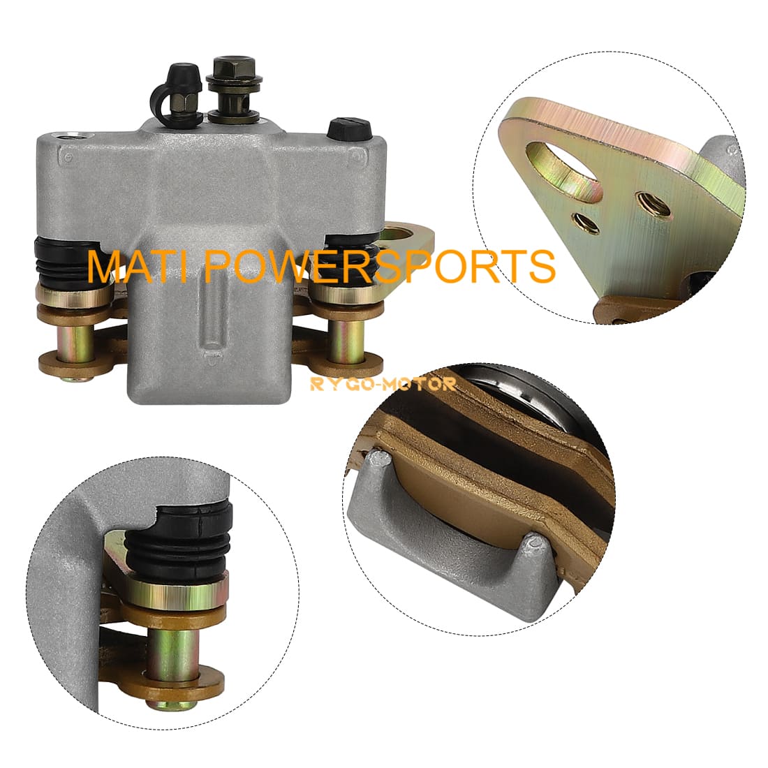 Polaris Sportsman 400 500 570 700 800 (1999 ) Front LEFT Brake Caliper 1910841 E - Foto 10