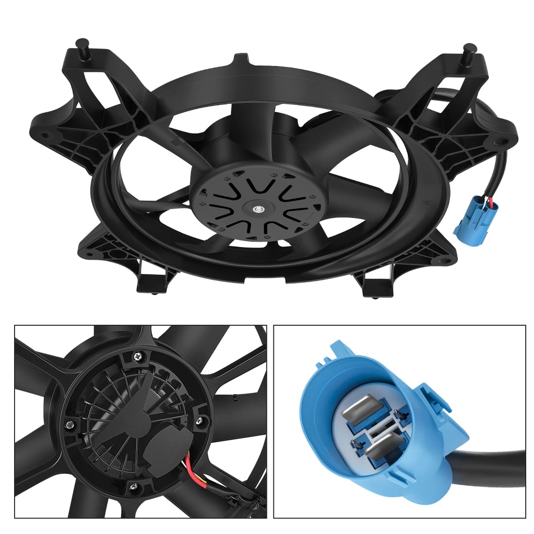 Brushless Fan Assembly For Polaris RZR Turbo XP 4 S 2017-2021 2414657