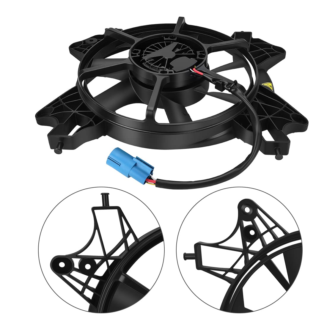 Brushless Fan Assembly For Polaris RZR Turbo XP 4 S 2017-2021 2414657