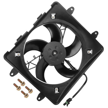 Radiator Cooling Fan Assy with Shroud for Polaris RZR 800 570 2008-2022 Sportsman 800 700-EFI 2004-2014 ACE 325 570 900 2014-2016