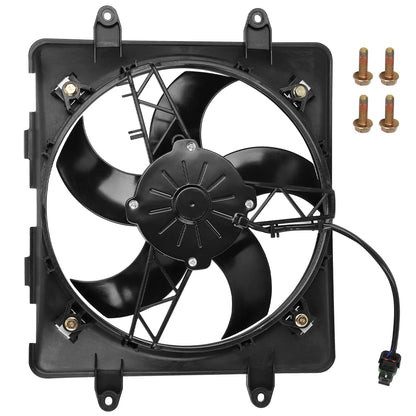 Radiator Cooling Fan Assy with Shroud for Polaris RZR 800 570 2008-2022 Sportsman 800 700-EFI 2004-2014 ACE 325 570 900 2014-2016