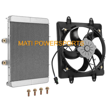 Radiator & Cooling Fan Assy for Polaris RZR 800 570 2008-2022 Sportsman ACE 325 570 900 2014-2016