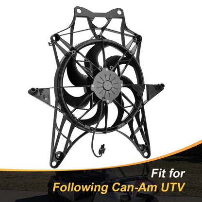 Radiator Cooling Fan Assembly For Can-Am Maverick X3 Max Turbo R RR 2017-2024 709200588