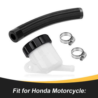 Rear Brake Master Cylinder Oil Cup & Hose For Honda GL1200 Gold Wing 1200 1984-1987 43511-MA6-006