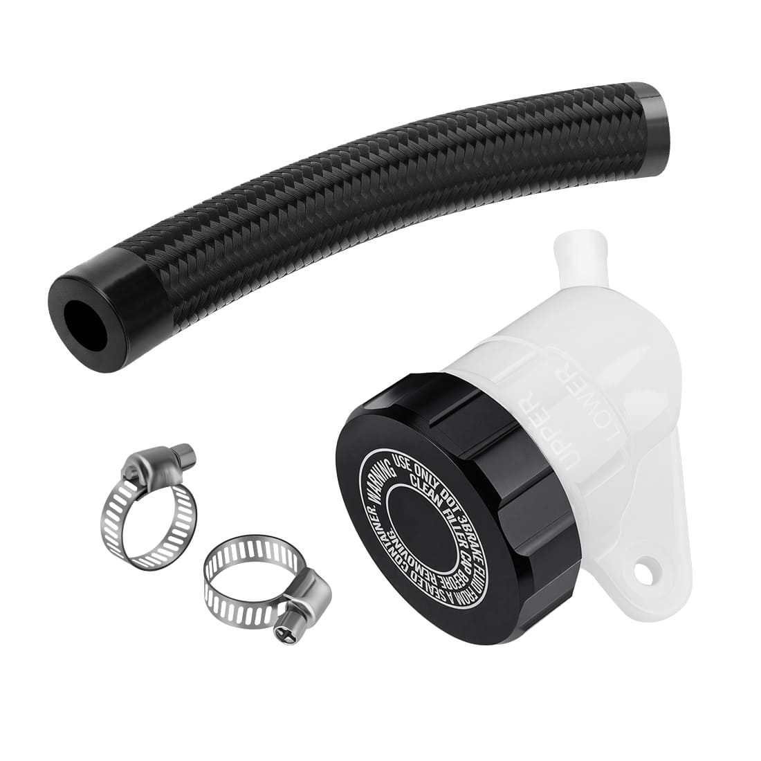 Rear Brake Master Cylinder Oil Cup & Hose For Honda GL1200 Gold Wing 1200 1984-1987 43511-MA6-006