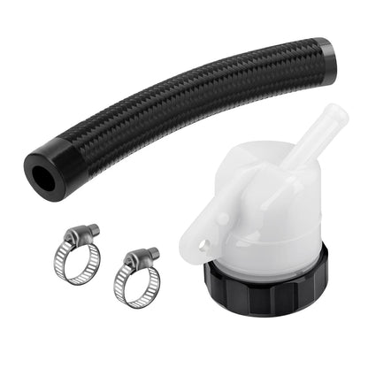 Rear Brake Master Cylinder Oil Cup & Hose For Honda GL1200 Gold Wing 1200 1984-1987 43511-MA6-006