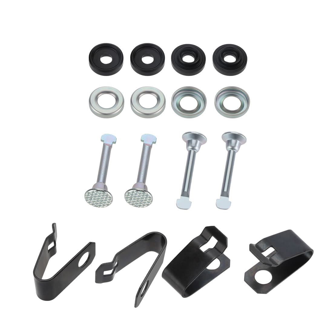 2PCS Front Brake Drum & Bolts & Shoes Kit For Kawasaki KAF620 KAF950 2001-2024 92093-1543