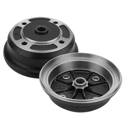 2PCS Front Brake Drum & Bolts & Shoes Kit For Kawasaki KAF620 KAF950 2001-2024 92093-1543