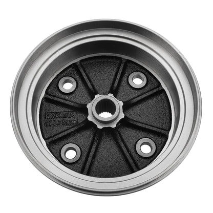 2PCS Front Brake Drum & Bolts & Shoes Kit For Kawasaki KAF620 KAF950 2001-2024 92093-1543