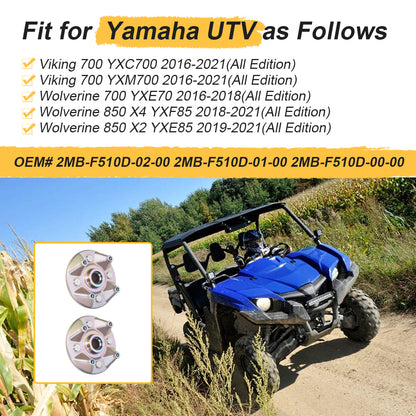 2PCS Front/Rear Hub Assy for Yamaha YXC700 YXM700 YXE70 YXF85 YXE85 Viking 700 Wolverine 700 850 X4 X2 2MB-F510D-02-00