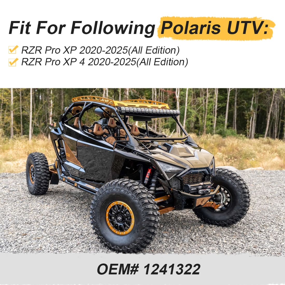 Radiator Assembly For Polaris RZR Pro R S 4 Turbo R 4 2022-2025 1241322