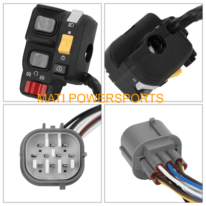 Handlebar Key Starter Relay Switch Kit for Honda Rancher 350 ES 400 Rubicon 500 650 680 Foreman 500 ES