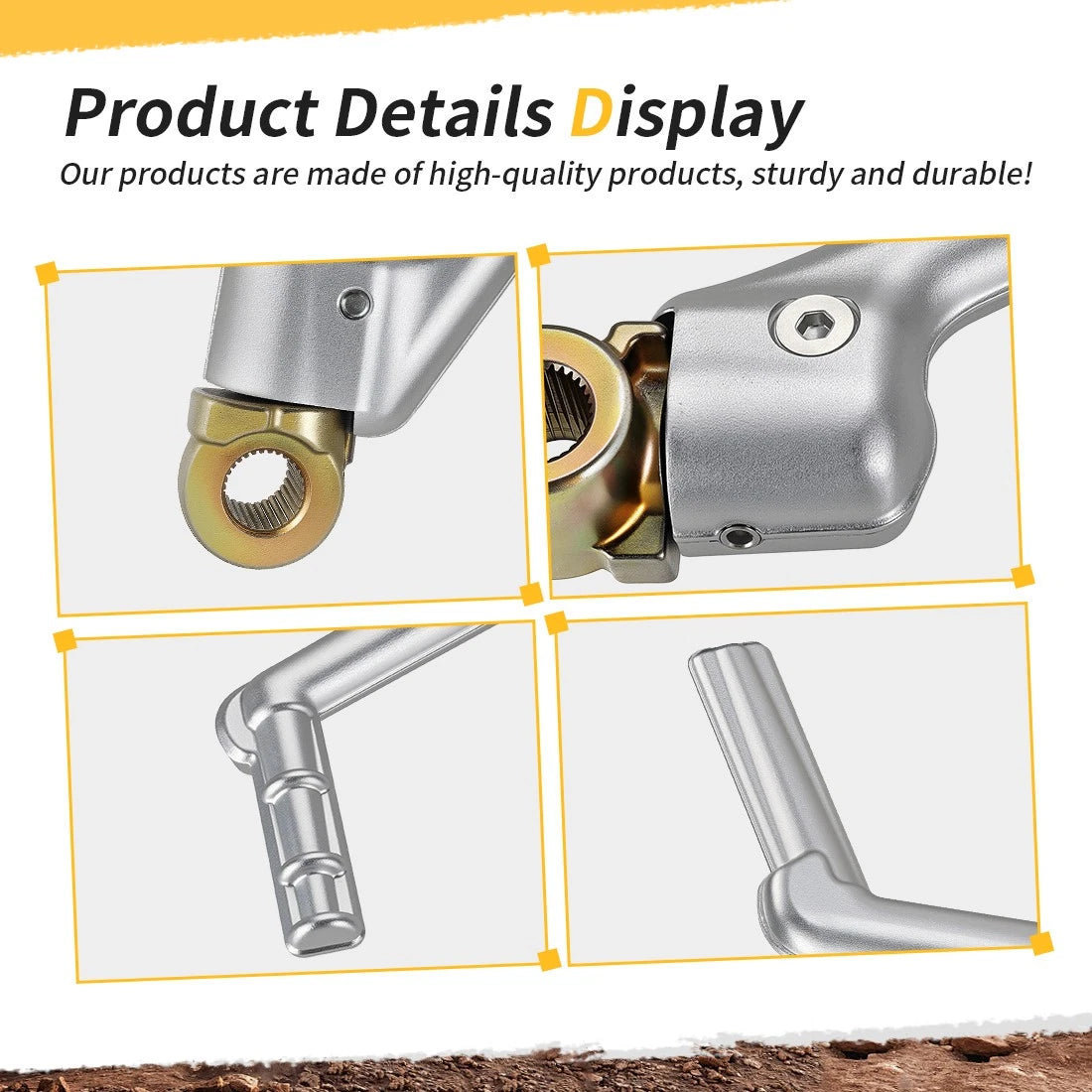 Silver Kick Start Lever Pedal For Yamaha YZ125 1986-2024 YZ125X 2020-2024 4DB-15620-10-00