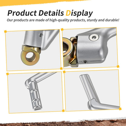 Silver Kick Start Lever Pedal For Yamaha YZ125 1986-2024 YZ125X 2020-2024 4DB-15620-10-00