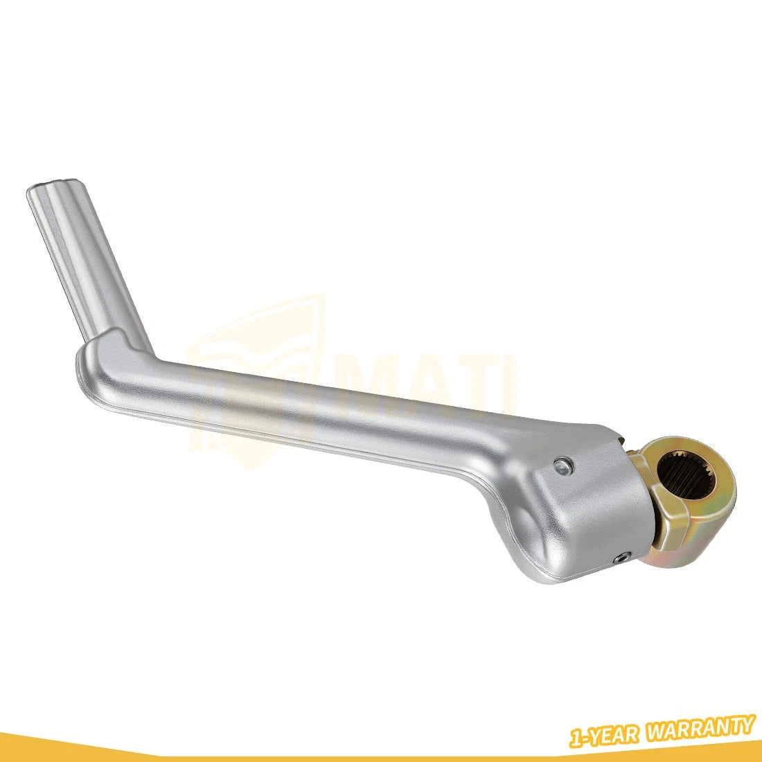 Silver Kick Start Lever Pedal For Yamaha YZ125 1986-2024 YZ125X 2020-2024 4DB-15620-10-00