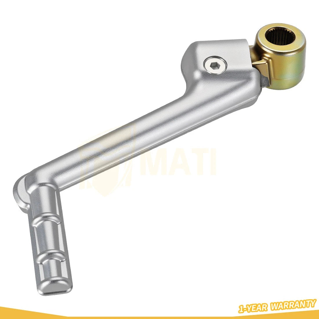 Silver Kick Start Lever Pedal For Yamaha YZ125 1986-2024 YZ125X 2020-2024 4DB-15620-10-00