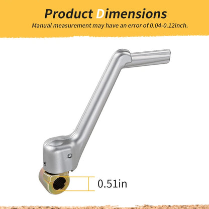 Silver Kick Start Lever Pedal For Yamaha YZ125 1986-2024 YZ125X 2020-2024 4DB-15620-10-00