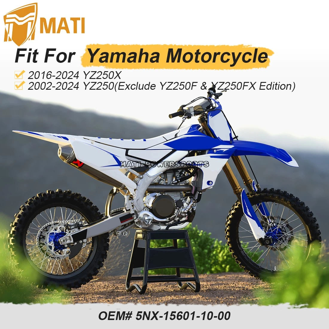 Kickstart Shaft Kick Axle For Yamaha YZ250 YZ250X 2002-2024 5NX-15601-10-00