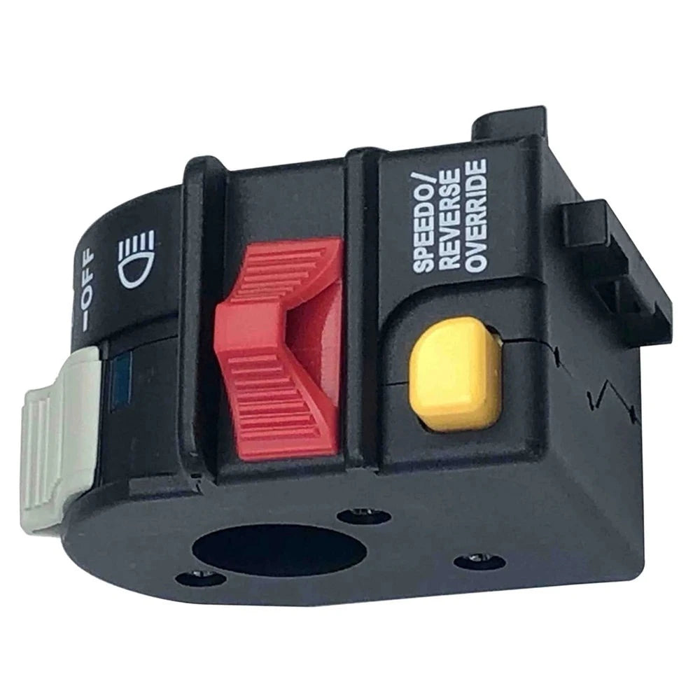 Left Handlebar Bar Engine Headlight Switch for Polaris Sportsman ATP Magnum Scrambler Hawkeye 325/330/400/450/500/550/570/600/700/800/850/1000 OEM: 2010340 4010560 Mati Powersports