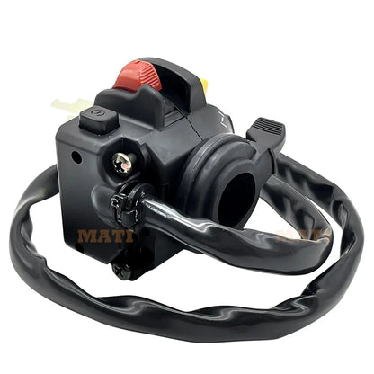 Left Handlebar Bar Switch, Engine Start Run Off Headlight HI LO Off Start Light Switch for Arctic Cat ATV 250 300 400 500 Bearcat 454 2X4 4X4 OEM: 3509-017 Mati Powersports