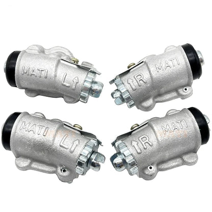 Left Right Front Brake Wheel Cylinders all 4 Set for Honda TRX400 TRX400FW FourTrax Foreman 400 4x4 1995-1998 OEM: 45310-HM7-505 45330-HM7-505 Mati Powersports