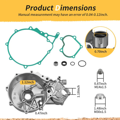 Left Crankcase Cover & Plug Screw Gasket Bearing Seal For Honda XR650L 1993-2024 11341-MY2-621