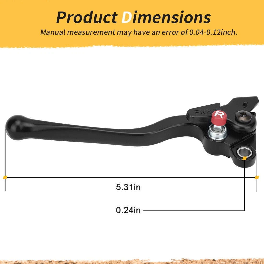 Left Hand Parking Brake Lever Assy For Honda ATC250S TRX200 D/SX TRX250 TE/TM TRX350 53180-HA8-770