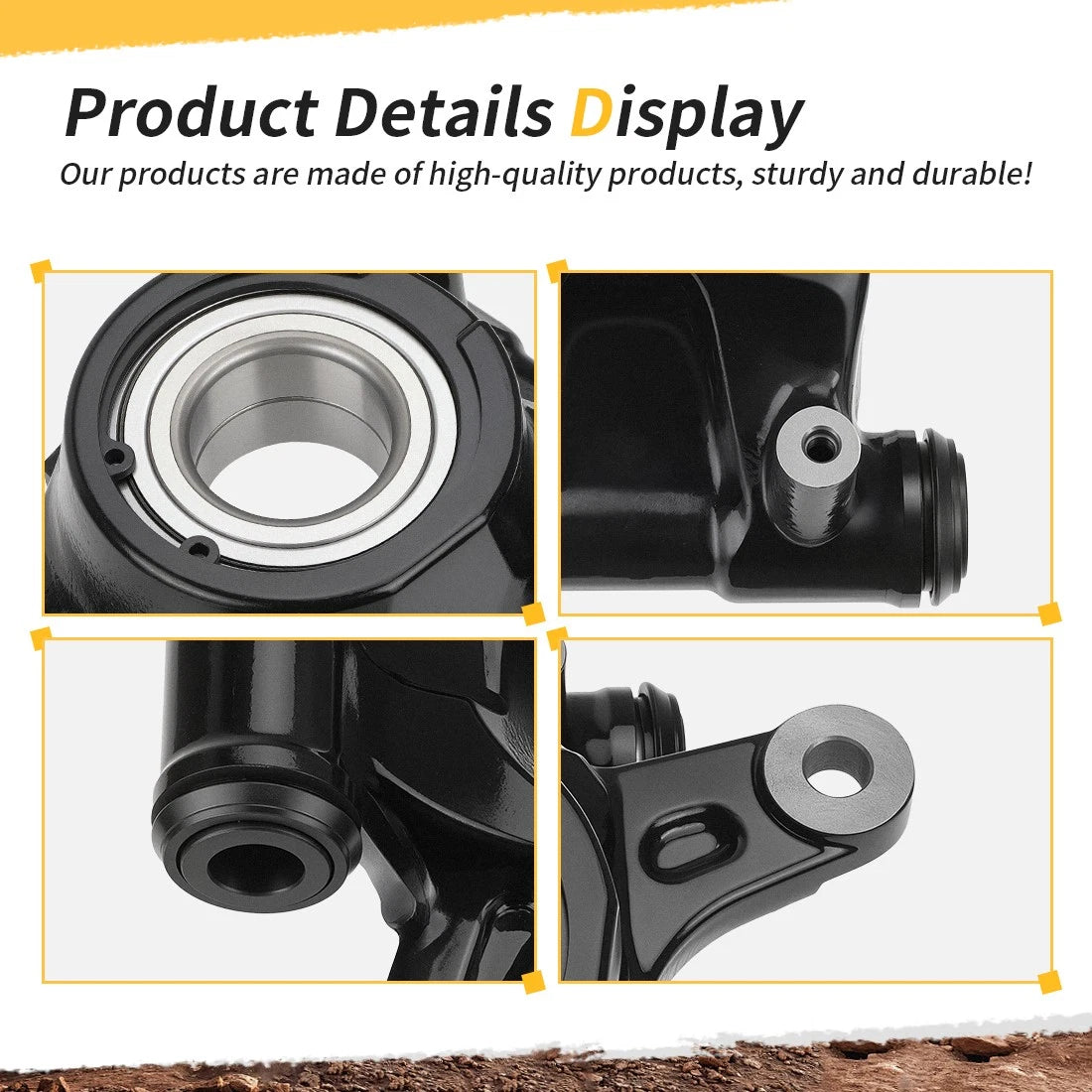 Rear Left Knuckle kit For Honda Pioneer 1000 SXS1000M3/M5/M6 2016-2024 52260-HL4-A00