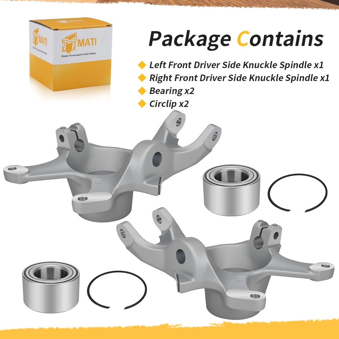 Front Knuckle Spindle & Bearing for Can-am Maverick X3 Turbo Max R RR 706204785