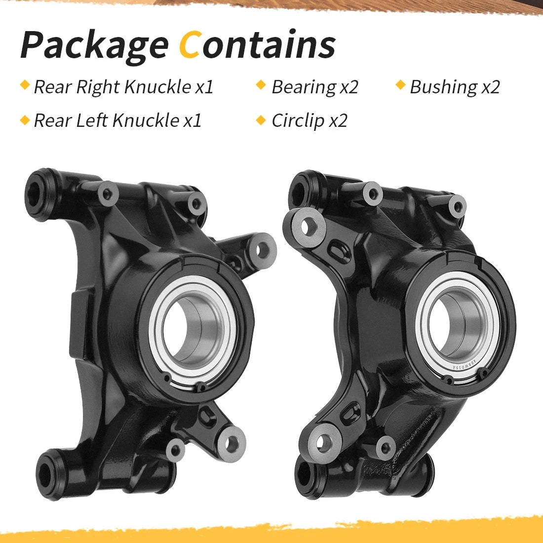 Rear Knuckle Kit For Honda Pioneer 1000 SXS1000M3/M5/M6 2016-2024 52210-HL4-A00 52260-HL4-A00