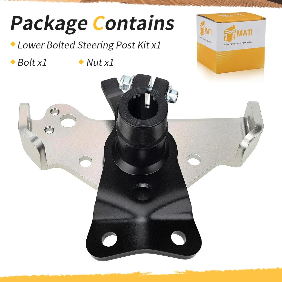 2205364 Lower Bolted Steering Post Kit For Polaris Scrambler Sportsman 550 850 1000 2014-2025