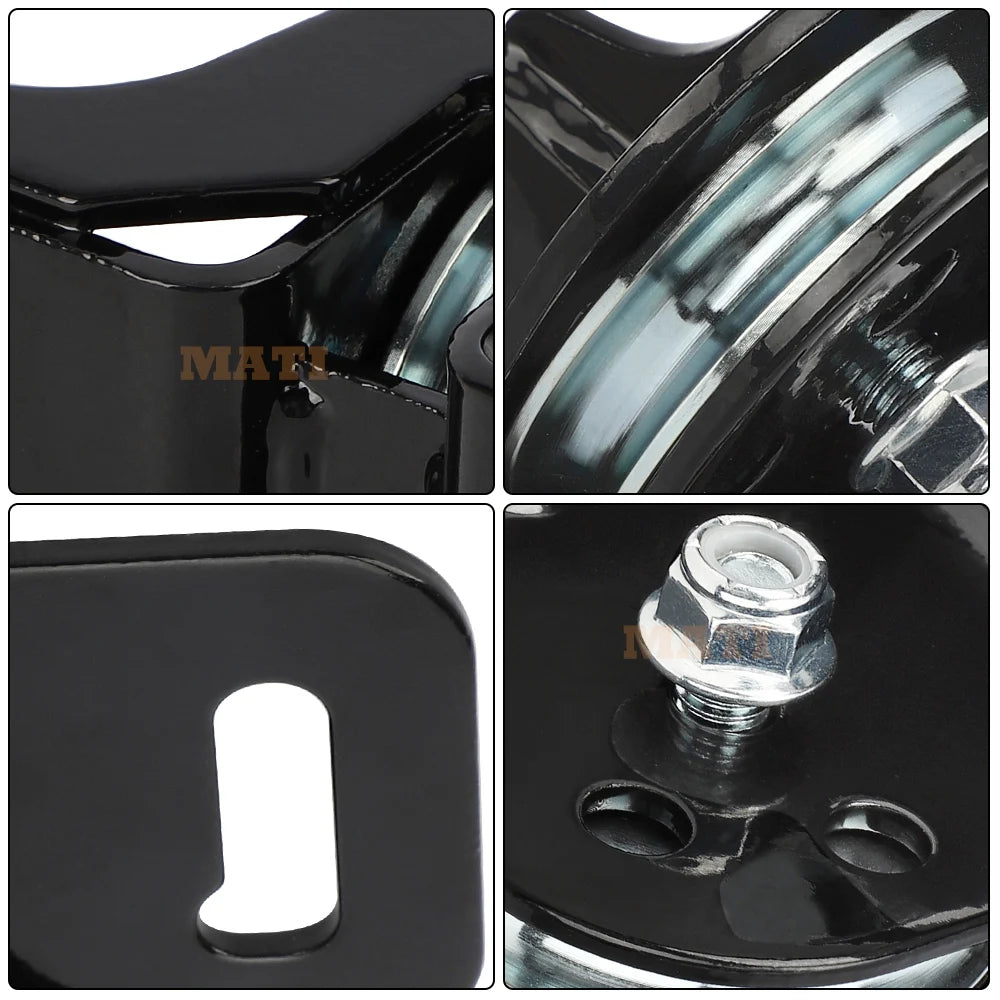 MATI Fairlead Plow Pulley Cable 4.875 Winch Plow Mount for Standard ATV UTV Mati Powersports