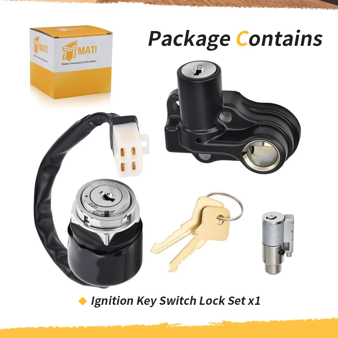 Ignition Key Switch Lock Set For Honda CB200T CB350F CB360 G T CB500K CB550K CB750K CL360 1972-1976 35010-374-671