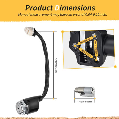 Ignition Key Switch Lock Set For Honda CB200T CB350F CB360 G T CB500K CB550K CB750K CL360 1972-1976 35010-374-671