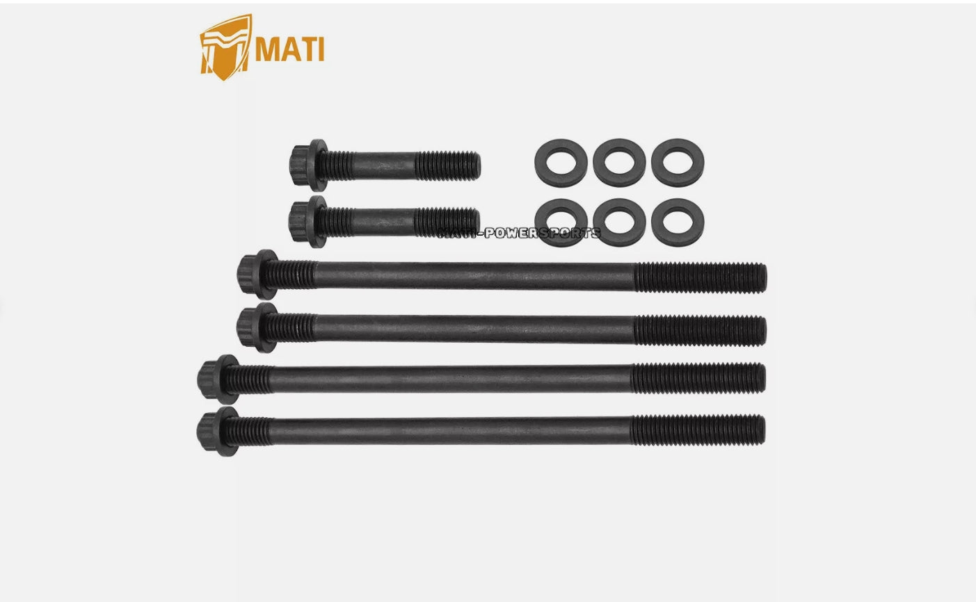 M MATI Heavy Duty Cylinder Head Studs Blots Kit For Yamaha Raptor 660R 700 2001-2023 80-82450