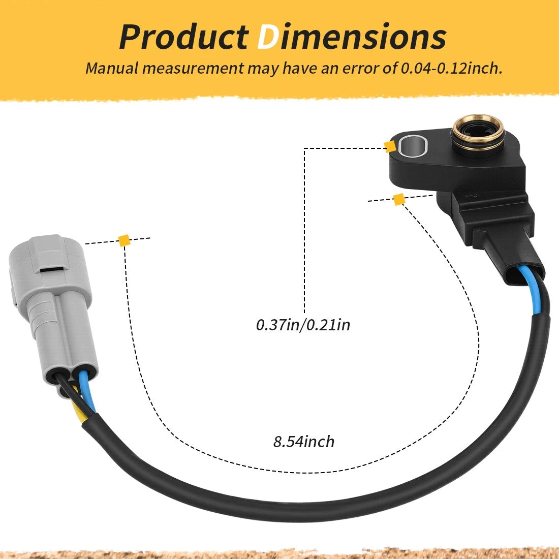 Throttle Position Sensor For Polaris Scrambler Sportsman 850 1000 2014-2025 2412634
