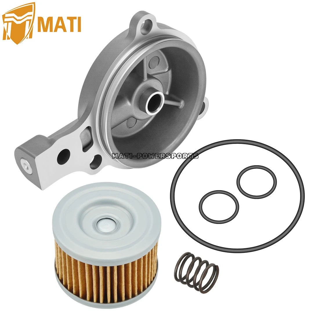 Oil Filter Cover & Oil Filter & Spring O-Ring For Honda TRX350 FE/FM/TE/TM Rancher 350 2x2/4x4 2000-2006 11333-HN5-670